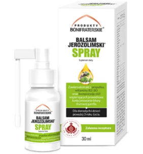 Produkty Bonifraterskie, Balsam Jerozolimski, spray, 30 ml