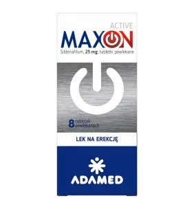 Maxon Active, 25 mg, tabletki powlekane, 8 szt.