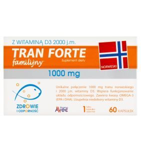 Tran familijny Forte, kapsułki, 60 szt.