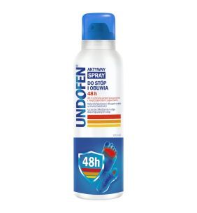 Undofen Spray 48h, aktywny dezodorant do stóp i obuwia, 150 ml