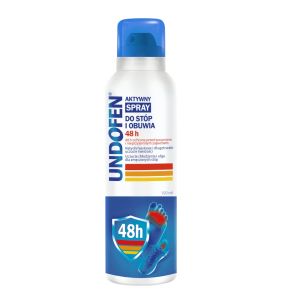 Undofen Spray 48h, aktywny dezodorant do stóp i obuwia, 150 ml