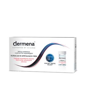 Dermena Men, kuracja, hamuje wypadanie wlosow, 5ml,15amp