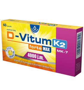 D-Vitum Forte Max 4000 j.m. K2, kapsułki, 60 szt.