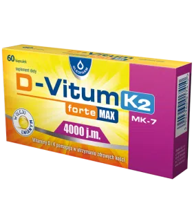 D-Vitum Forte Max 4000 j.m. K2, kapsułki, 60 szt.