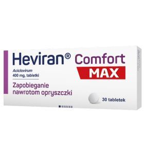 Heviran Comfort MAX, 400 mg, tabletki, 30 sztuk