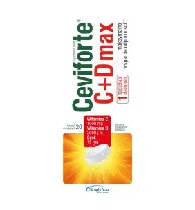 Ceviforte max, tabletki musujące, 20 szt.