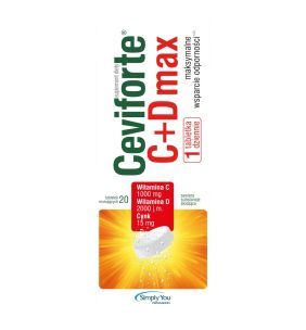 Ceviforte max, tabletki musujące, 20 szt.