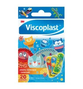 Plastry Viscoplast Zwierzaki, 20 szt.