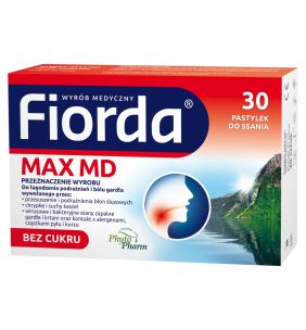Fiorda Max MD, pastylki do ssania, 30 szt.