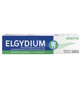 Elgydium Sensitive, pasta do zębów w żelu, 75 ml