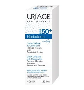 Uriage Bariederm CICA SPF 50+,krem,regenerujacy,Cu-Zn, 40 ml