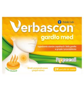 Verbascon Gardło Med, pastylki do ssania, 24 szt.