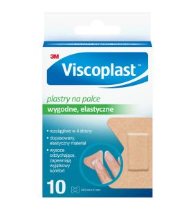Viscoplast Plastry na palce, 44,5 mm x 51 mm, 10 szt.