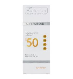 Bielenda Professional SupremeLab, Satynowy krem ochronny SPF50, 50 ml