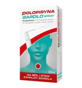 Polopiryna Gardło Spray, aerozol do stosowania w jamie ustnej,15ml