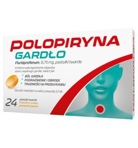 Polopiryna Gardło, 8,75 mg, pastylki twarde, 24 szt.