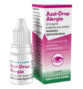 Azel-Drop Alergia, 0,5 mg/ml, krople do oczu, 6 ml, butelka