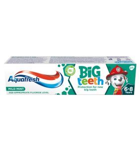 Aquafresh Big Teeth, pasta do zebow,Psi Patrol,6-8lat, 50 ml