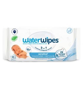 WaterWipes™ BIO chusteczki nawilżane dla noworodków i niemowląt 60 sztuk