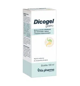 Dicogel Gastro, syrop przeciw refluksowi dla dzieci i niemowląt, 100 ml