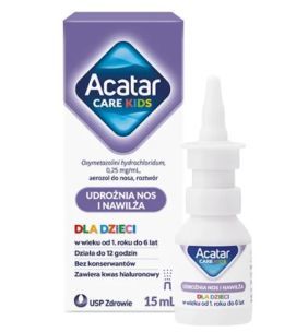 Acatar Care Kids, 0,25 mg/ml, aerozol do nosa, 15 ml