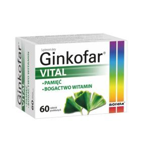 Ginkofar Vital, tabletki powlekane, 60 szt.