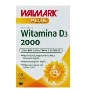 Walmark Plus Witamina D3 2000, kapsułki miękkie, 60 szt.