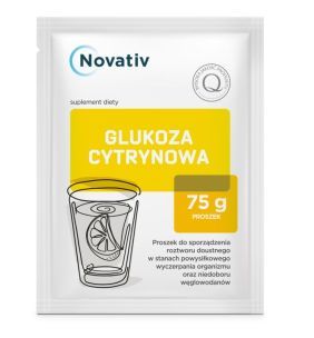 Novativ Glukoza cytrynowa, proszek, 75 g
