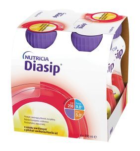 Diasip, smak waniliowy, płyn,  4 x 200 ml