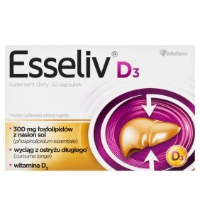 Esseliv D3, kapsułki, 50 szt.