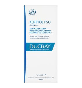 Ducray Kertyol PSO, szampon dla skóry skłonnej do łuszczycy, 125 ml