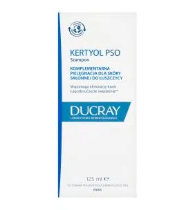 Ducray Kertyol PSO, szampon dla skóry skłonnej do łuszczycy, 125 ml