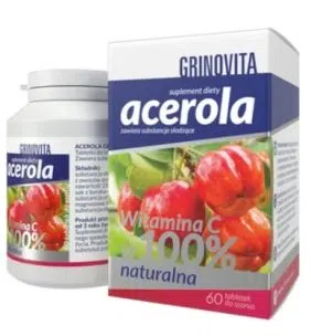 Acerola Grinovita, tabletki do ssania, 60 szt.