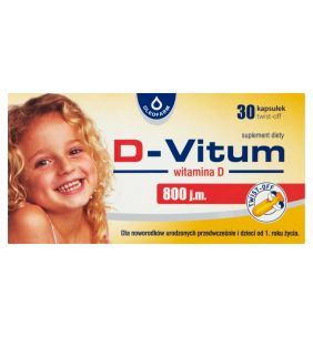 D-Vitum witamina D 800 j.m., kapsułki twist-off, 30 szt.