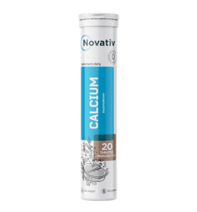 Novativ Calcium, tabletki musujące, 20 sztuk