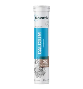 Novativ Calcium, tabletki musujące, 20 sztuk