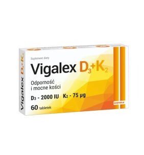 Vigalex D3+K2, tabletki, 60 szt.