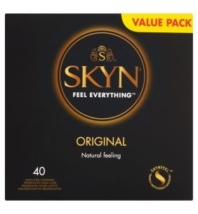Skyn Original, prezerwatywy nawilżające, nielateksowe, 40 szt.