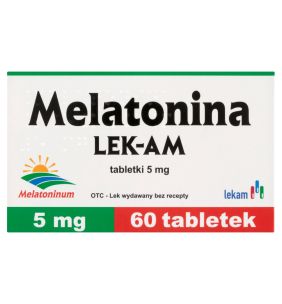 Melatonina Lek-AM, 5 mg, tabletki, 60 szt.