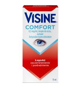 Visine Comfort, 0,5 mg/ml, krople do oczu, 15 ml roztworu