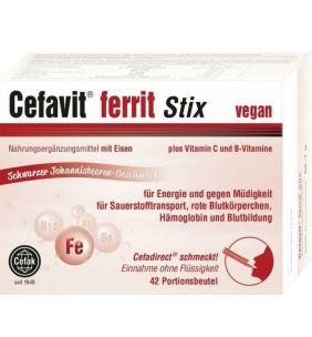 Cefavit ferrit Stix, saszetki., 42 szt.