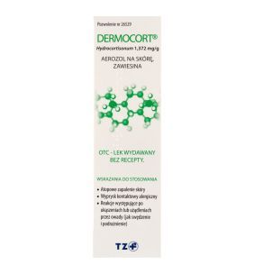 Dermocort, 1,372 mg/g, aerozol na skórę, 38,25 g