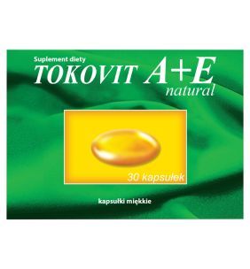 Tokovit A+E natural, kapsułki, 30 szt.