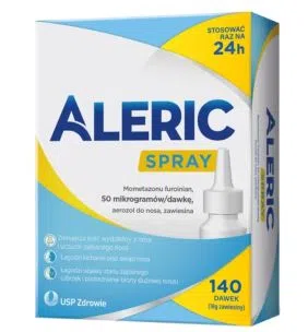 Aleric Spray 140 dawek, spray do nosa, na katar alergiczny u dorosłych