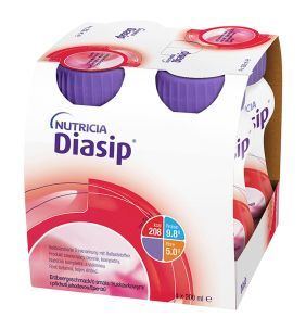 Diasip, smak truskawkowy, płyn, 4 x 200 ml
