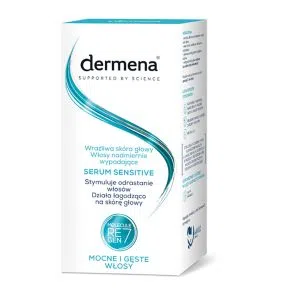 Dermena Sensitive, serum do wrażliwej skóry głowy i włosów nadmiernie wypadających, 50 ml