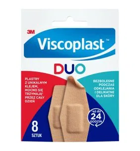 Plastry Viscoplast Duo, plastry, 8 szt.