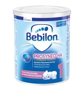 Bebilon Prosyneo HA 1, mleko początkowe dla niemowląt od urodzenia, 400 g