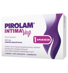 Pirolam Intima Vag, 500 mg, tabletka dopochwowa, 1 szt.