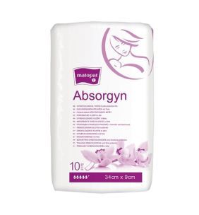 Podklady ginekolog.Absorgyn,n/jal.,34cmx9cm,10szt,folia